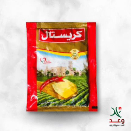 سمنة كريستال اصفر 55 جرام*32ظرف